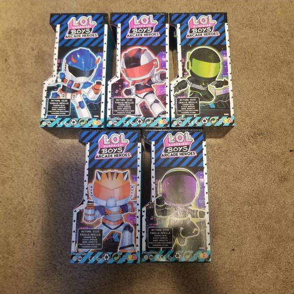 L.O.L. Surprise! Boys Arcade Heroes - Set of 5 (LOL Surprise) - Picture 1 of 4